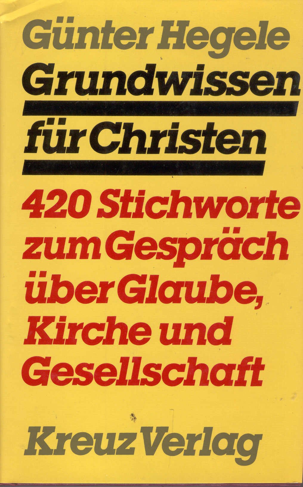 Grundwissen für Christen (Pp) Religion & Esotericism