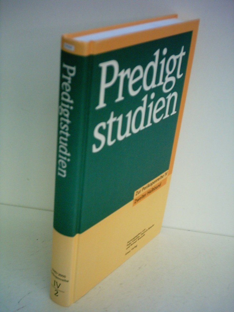 Predigtstudien, Predigtstudien für das Kirchenjahr 1999/2000, 2. Halbbd. Religion & Esotericism