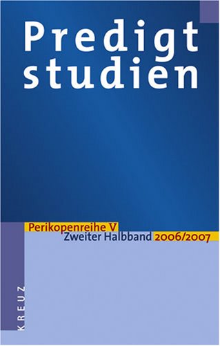 Predigtstudien V/II: Perikopenreihe V, Zweiter Halbband Religion & Esotericism