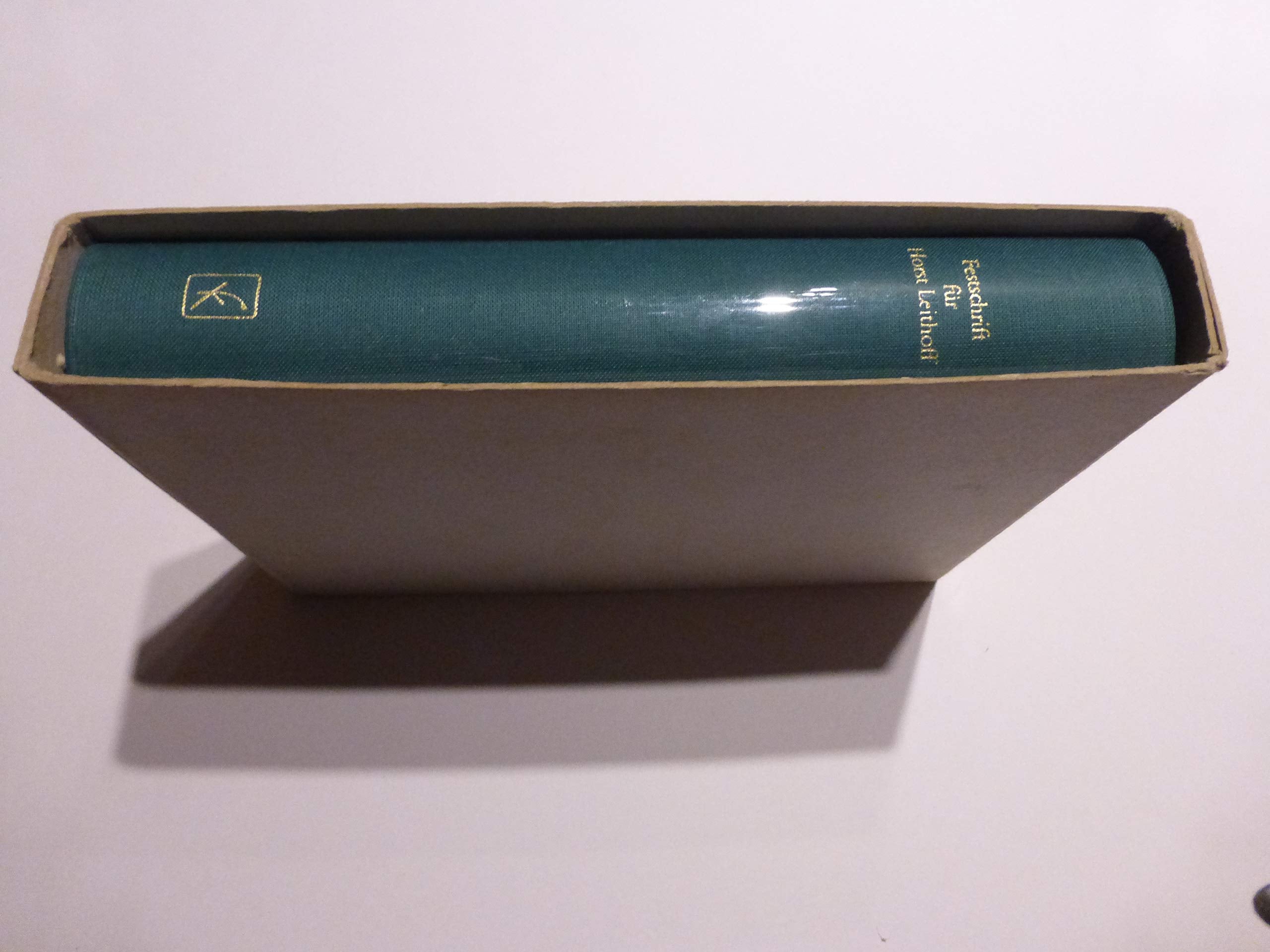 Festschrift für Horst Leithoff zum 65. Geburtstag Books