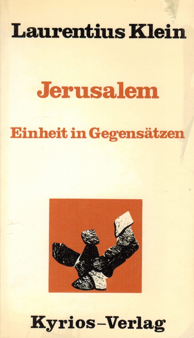 Jerusalem, Einheit in Gegensätzen Books