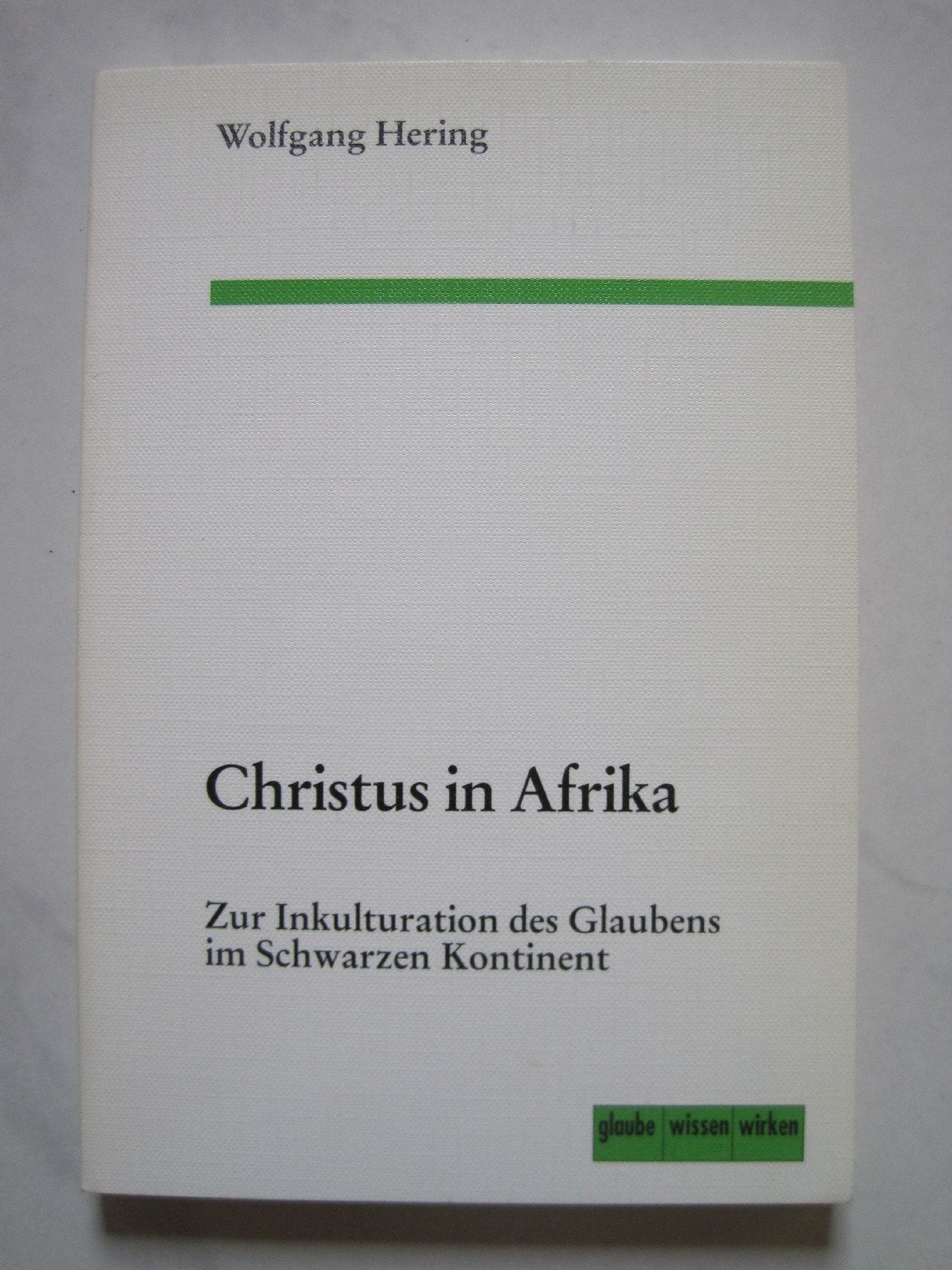 Christus in Afrika. Zur Inkulturation des Glaubens im Schwarzen Kontinent Books