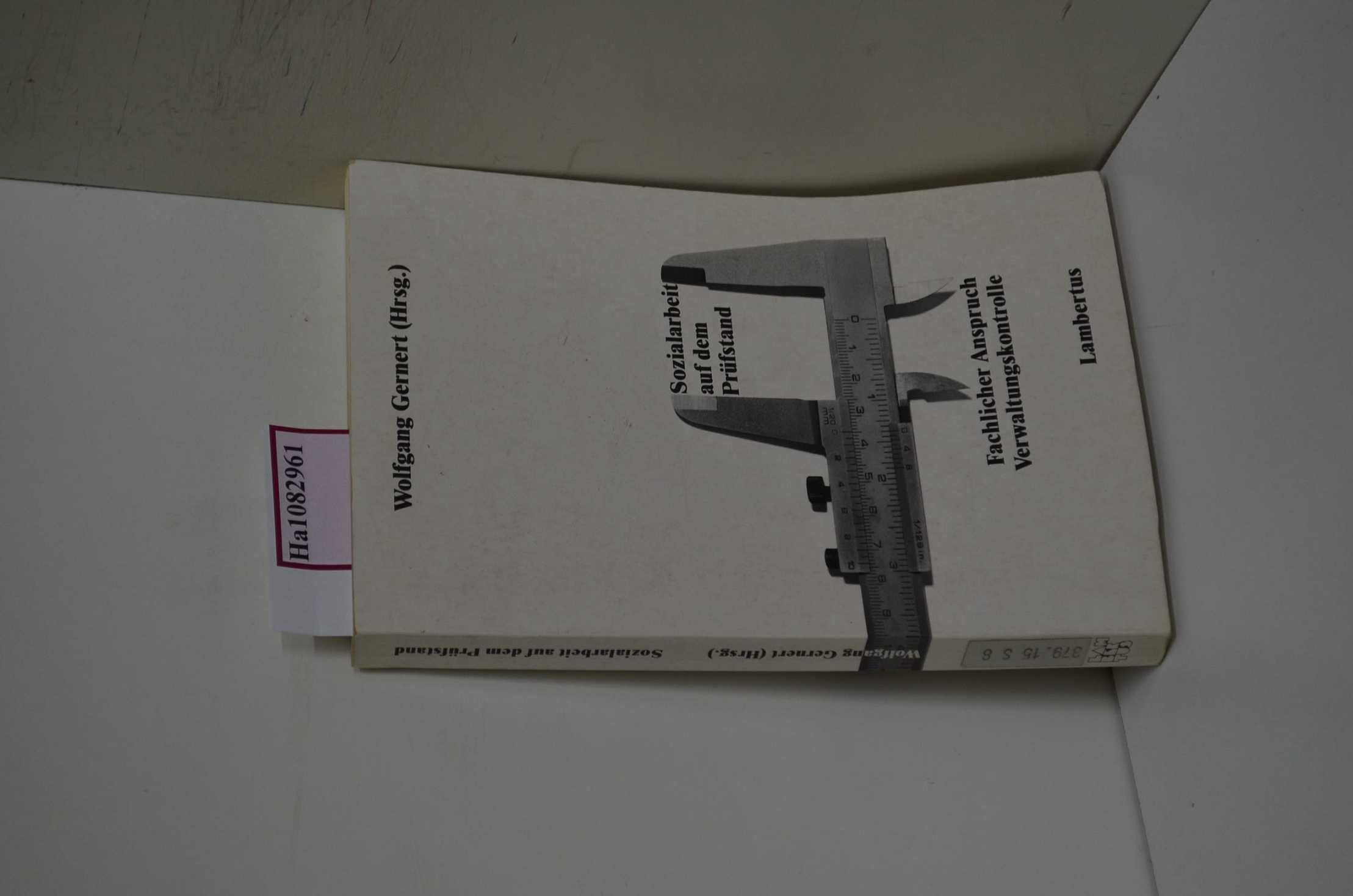 Sozialarbeit auf dem Prüfstand. Fachlicher Anspruch - Verwaltungskontrolle. Books