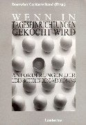 Wenn in Tageseinrichtungen gekocht wird: Anforderungen der Lebensmittelhygiene-Verordnung Books