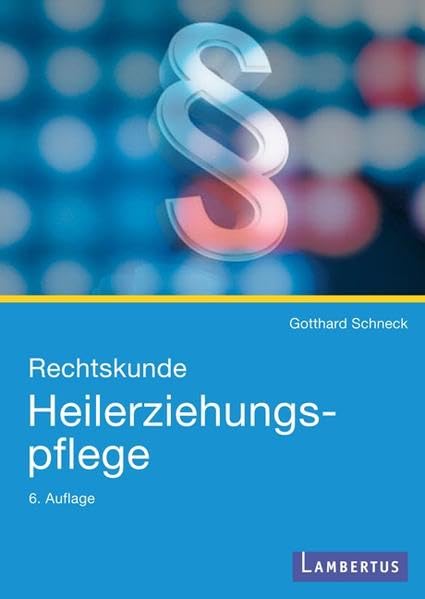 Product Image: Rechtskunde Heilerziehungspflege: Ein Lehrbuch