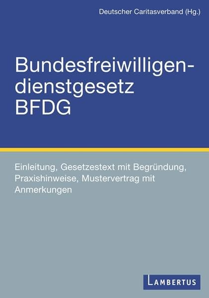 BFDG Bundesfreiwilligendienstgesetz Law
