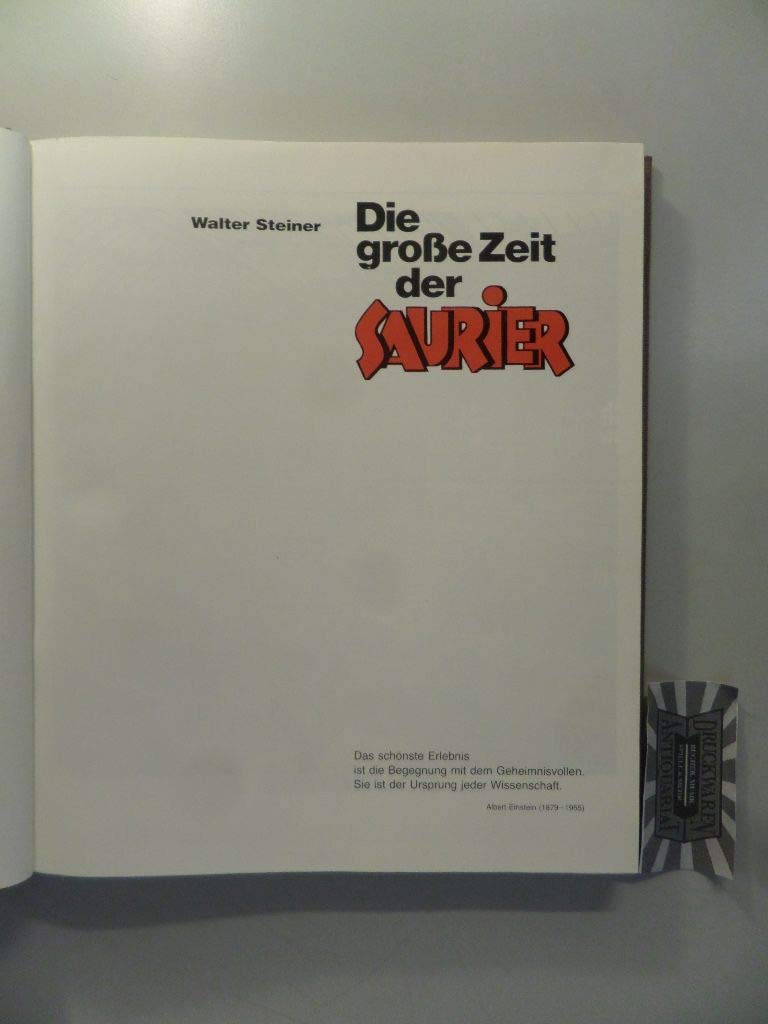 Die große Zeit der Saurier Leisure, Home & Garden