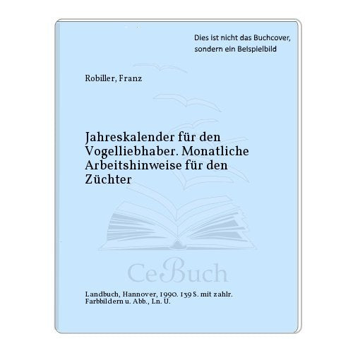 Jahreskalender für den Vogelliebhaber Pets
