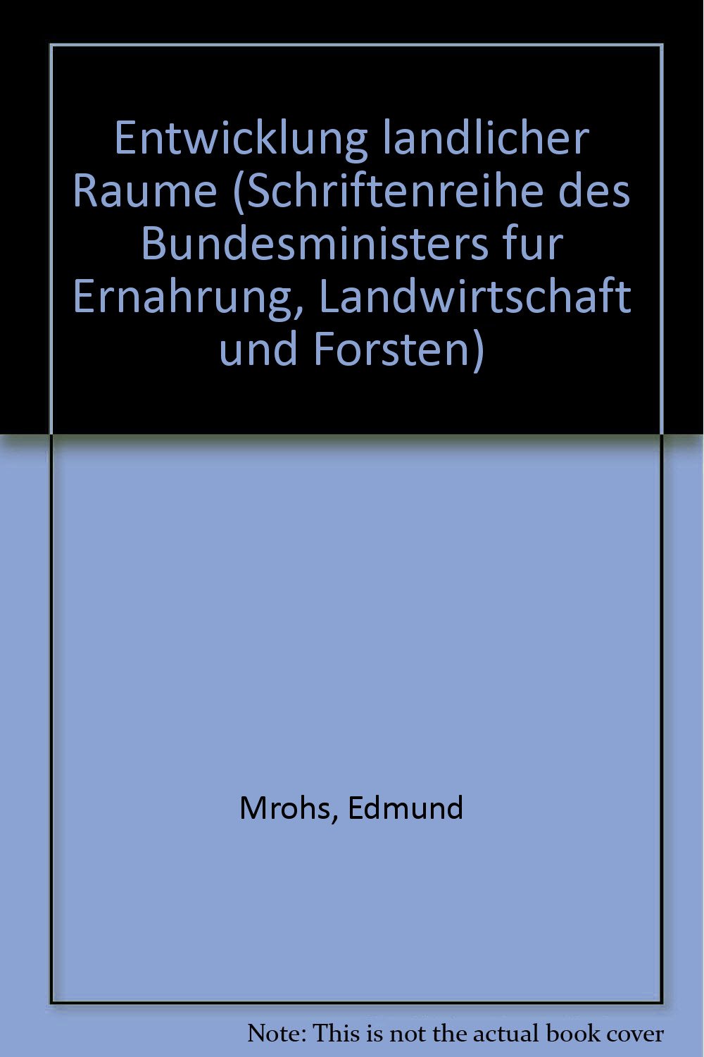 Entwicklung ländlicher Räume. Genese und Gestalt struktureller Ungleichgewichte. Books
