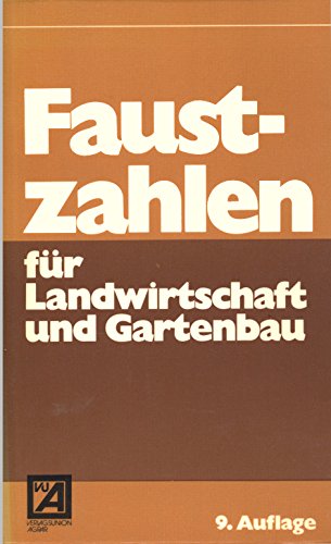 Faustzahlen für Landwirtschaft und Gartenbau Books