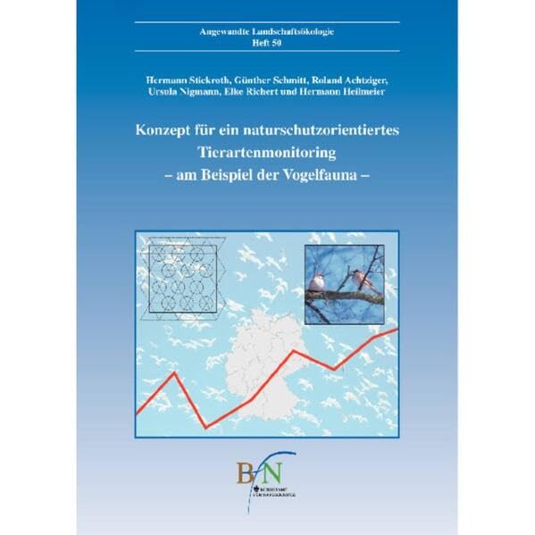 Konzept für ein naturschutzorientiertes Tierartenmonitoring - am Beispiel der Vogelfauna -: Endbericht zum F+E Projekt "Modell für eine ... Vogelfauna" (Angewandte Landschaftsökologie) Reference Books