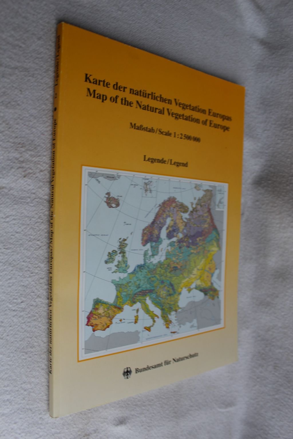Karte der natürlichen Vegetation Europas /Map of the Natural Vegetation of Europe: Hrsg.: Bundesamt für Naturschutz Natural Sciences