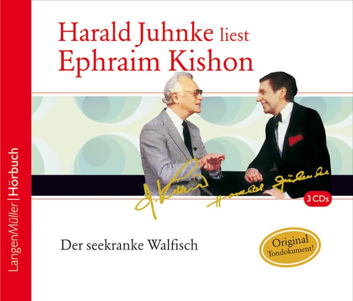 Harald Juhnke liest Ephraim Kishon (CD): Der seekranke Walfisch Humour & Satire