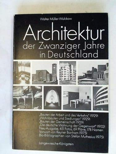 Architektur 1900 bis 1929. Reprint-Band Books