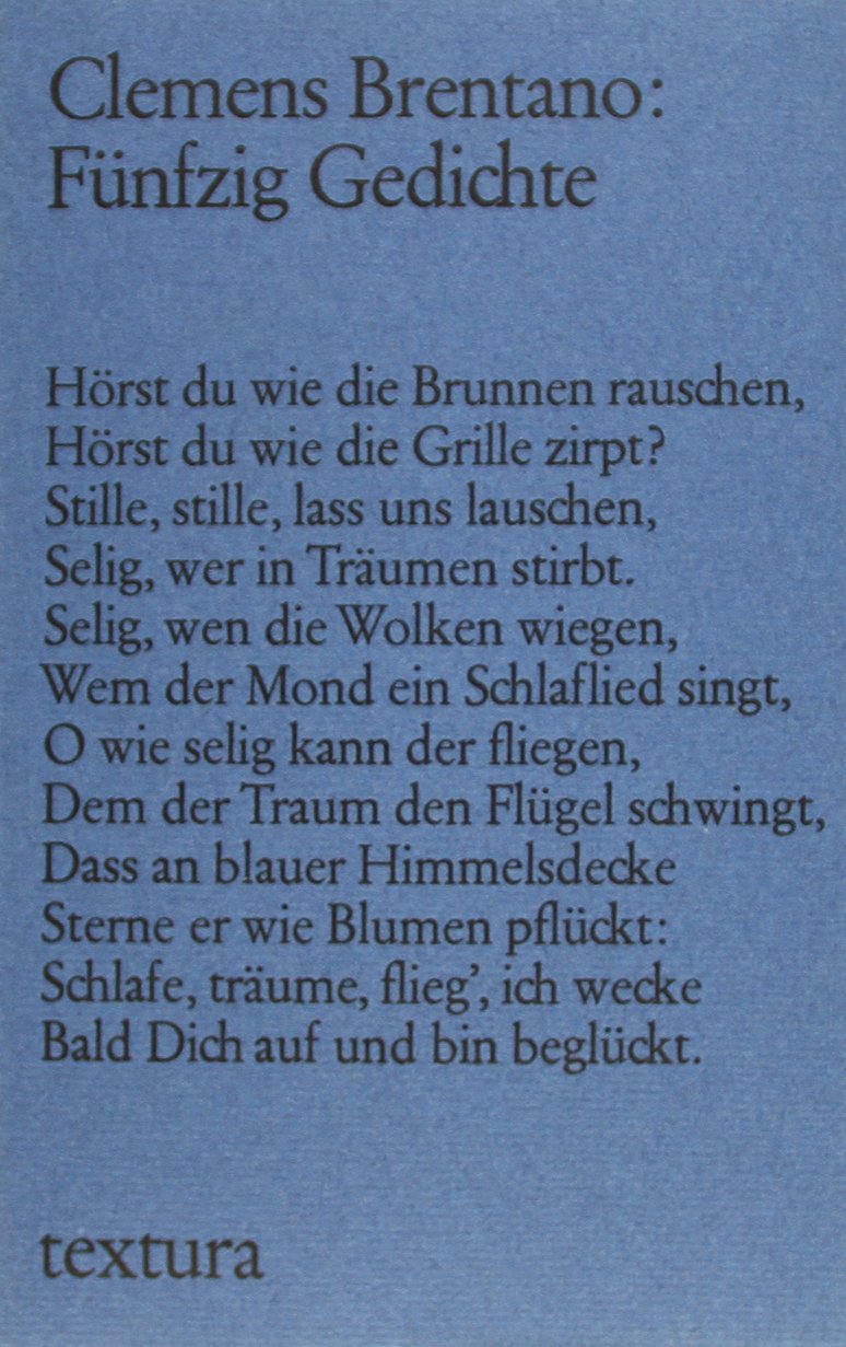 Fünfzig Gedichte: Ausw. u. einf. Nachw. v. Claudia Mertz-Rychner Poetry