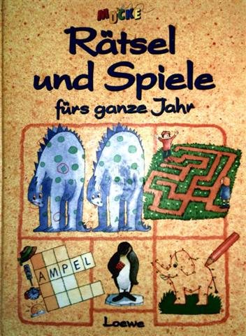 Rätsel und Spiele fürs ganze Jahr Books