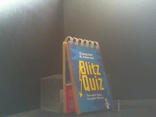 Blitzquiz Computer und Internet. ( Ab 9 J.). Schnelles Spiel, schnelles Wissen. Books