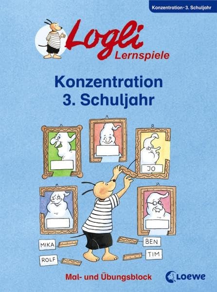 Konzentration 3. Schuljahr (Logli Mal- und Übungsblocks) Study Guides