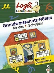 Grundwortschatz-Rätsel für das 1. Schuljahr Study Guides
