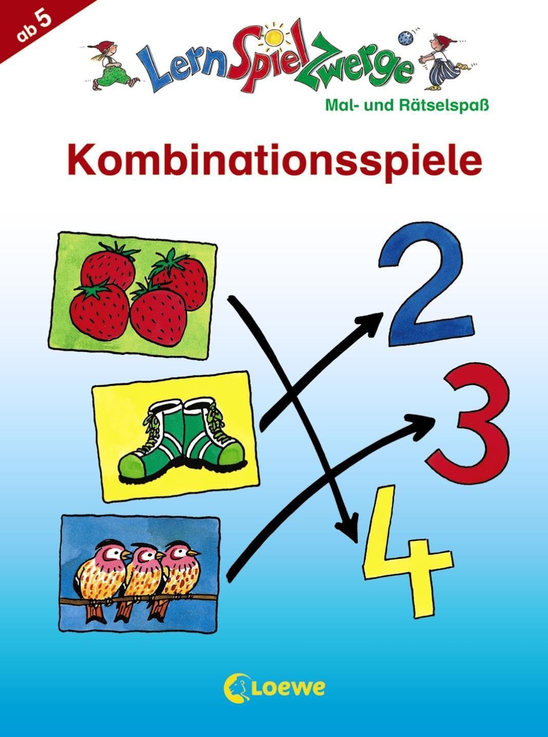 Kombinationsspiele. Mal- und Rätselblock Lifestyle