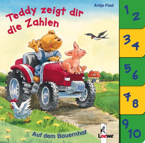 Teddy zeigt dir die Zahlen - Auf dem Bauernhof (Pappbilderbuch) Books
