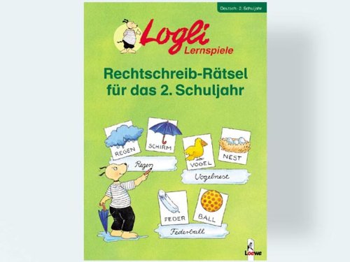 Rechtschreib-Rätsel für das 2. Schuljahr (Logli-Lernspiele) Study Guides