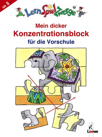 Mein dicker Konzentrationsblock für die Vorschule Tiptoi & Games