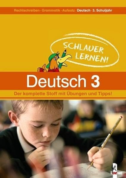 Deutsch - 3. Schuljahr (Schlauer lernen!) Study Guides Books