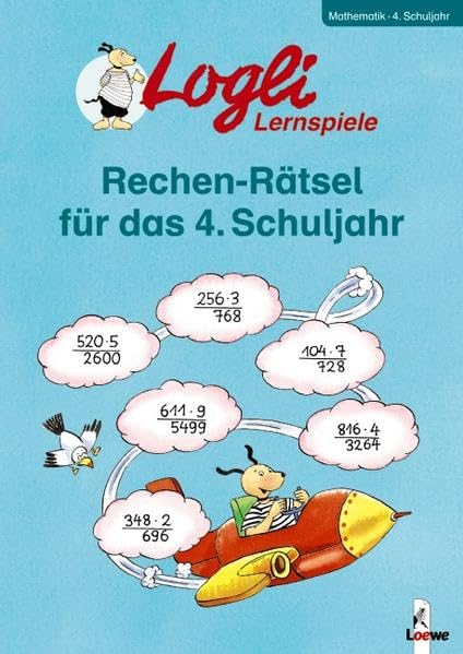 Rechen-Rätsel für das 4. Schuljahr (Logli-Lernspiele) Leisure & Fun