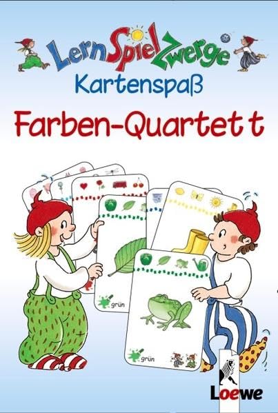 LernSpielZwerge Kartenspaß: Farben-Quartett (48 Spielkarten) Foreign Languages ​​& Dictionaries