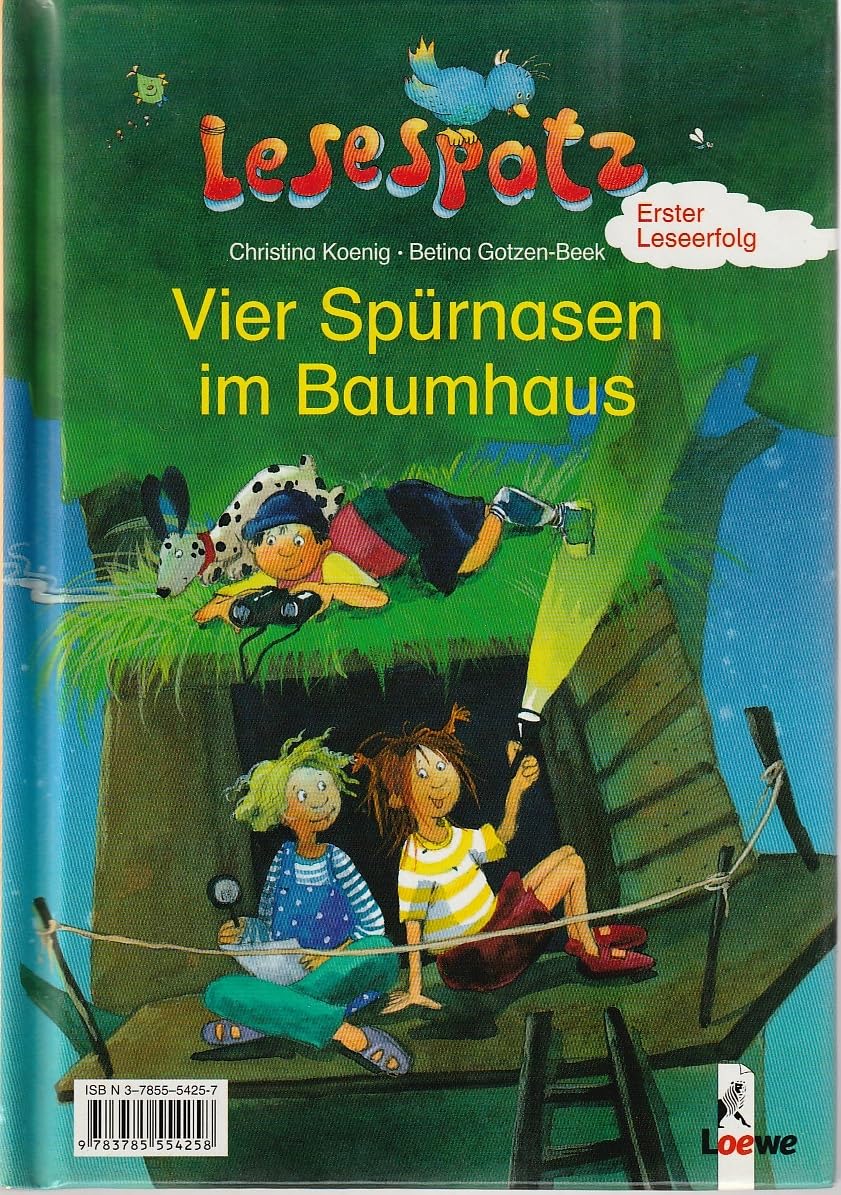 Kleine Lesetiger-Detektivgeschichten / Lesespatz - Vier Spürnasen im Baumhaus (Wendebuch) Novels & Short Stories