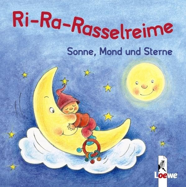 Sonne, Mond und Sterne (Pappbilderbuch mit integriertem Rasselelement) Children's books