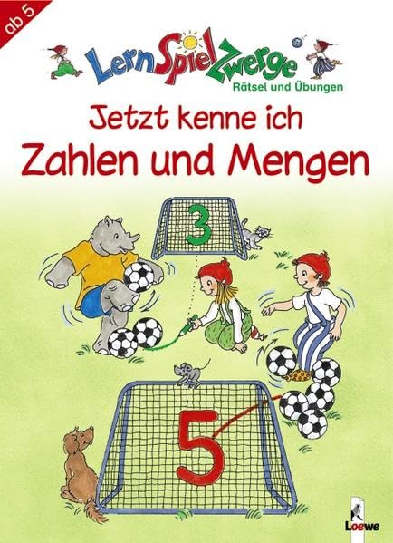 Jetzt kenne ich Zahlen und Mengen: Mit Bastelbogen und Zauberseite (LernSpielZwerge - Übungshefte) Leisure & Fun