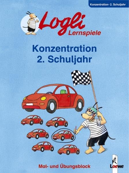 Konzentration 2. Schuljahr (Logli Mal- und Übungsblocks) Study Guides
