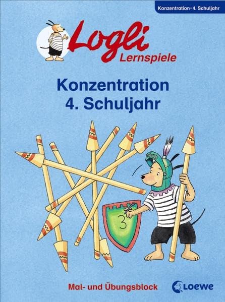 Konzentration 4. Schuljahr: Mal- und Übungsblock book