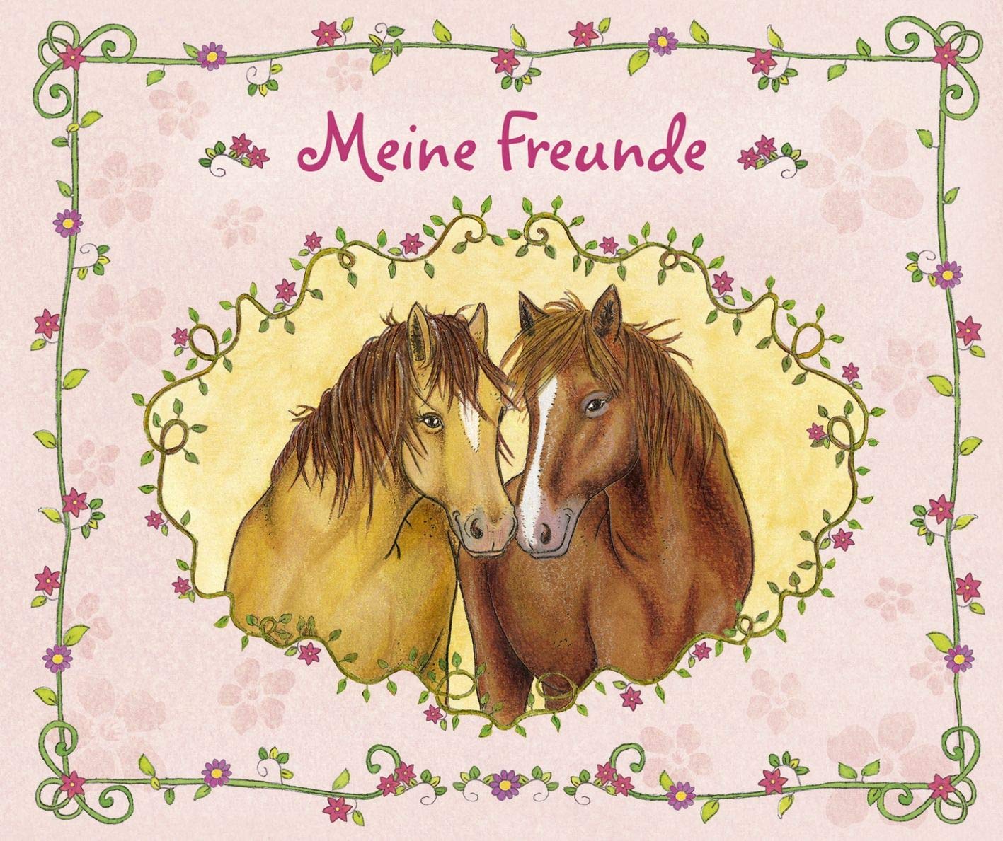 Meine Freunde (Pferde): Freundebuch, Eintragbuch, Poesiealbum für Kinder ab 6 Jahre (Eintragbücher) Art & Literature