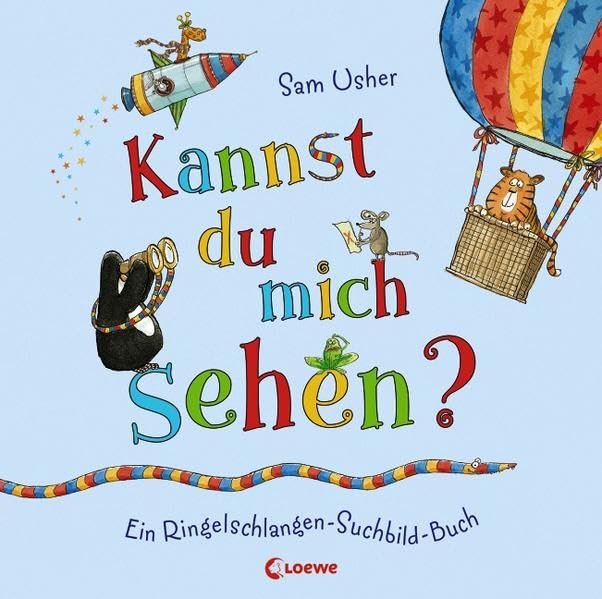 Kannst du mich sehen?: Ein Ringelschlangen-Suchbild-Buch Children's books