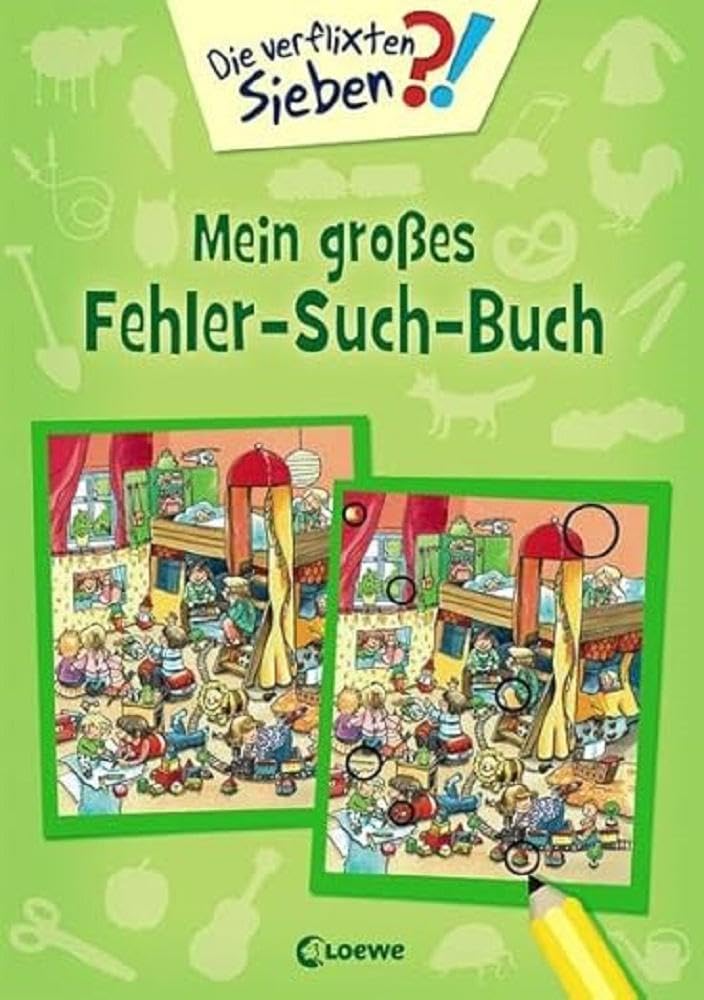 Die verflixten Sieben - Mein großes Fehler-Such-Buch Lifestyle