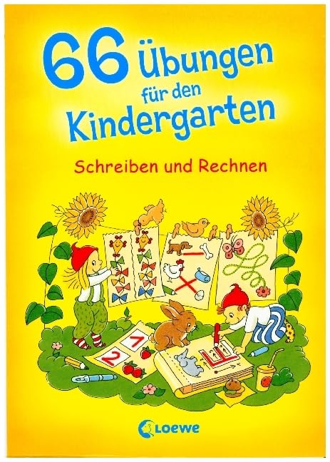 66 Übungen für den Kindergarten: Schreiben und Rechnen - Rätsel zur Frühförderung für Kinder ab 4 Jahre Leisure, Home & Garden