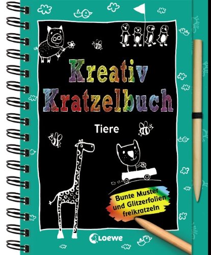Kreativ-Kratzelbuch: Tiere Parents & Children