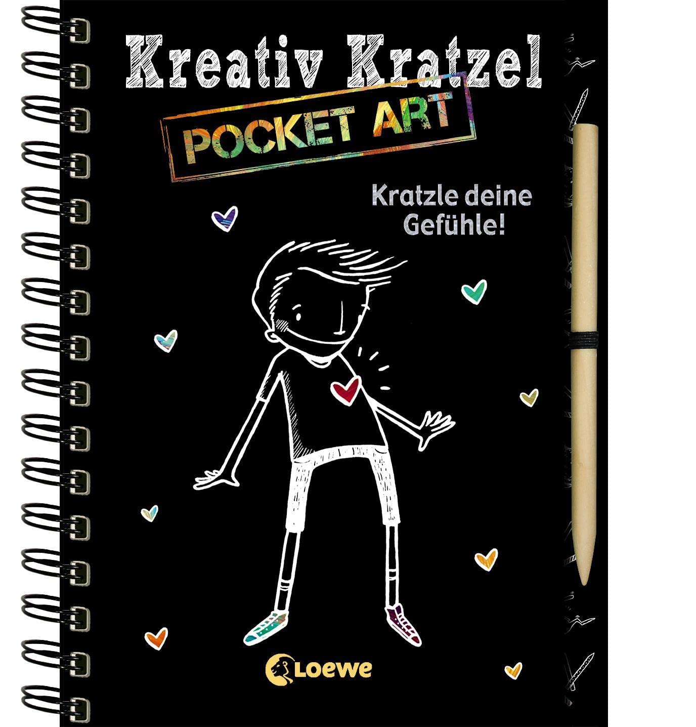 Kreativ-Kratzel Pocket Art: Kratzle deine Gefühle! Film, Art & Culture