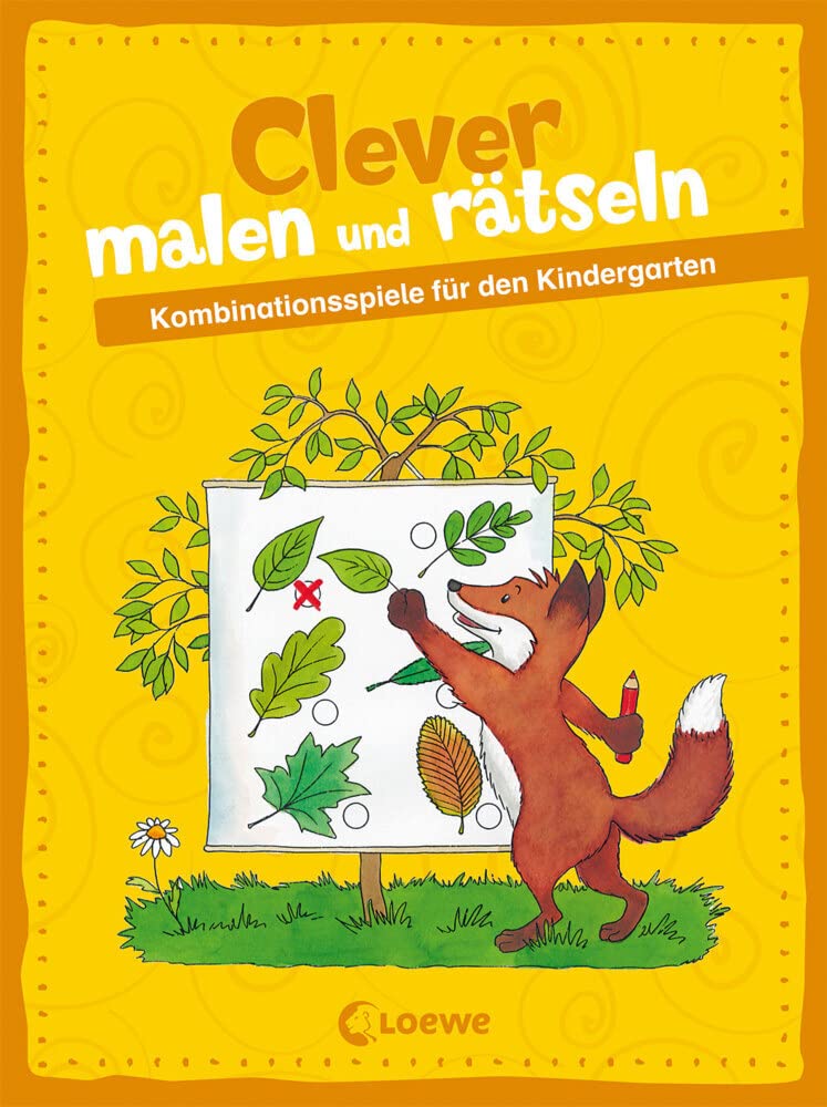 Clever malen und rätseln - Kombinationsspiele für den Kindergarten: Spielerisch kombinieren mit diesem Lernblock für Kinder ab 4 Jahre Non-fiction