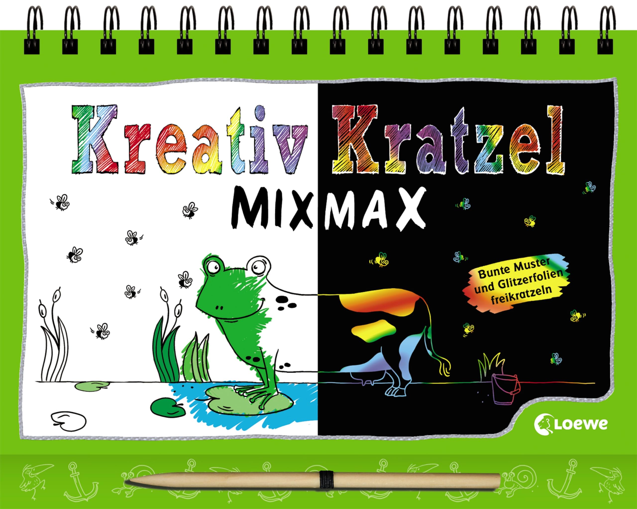 Kreativ-Kratzel MIX MAX - Tiere Film, Art & Culture