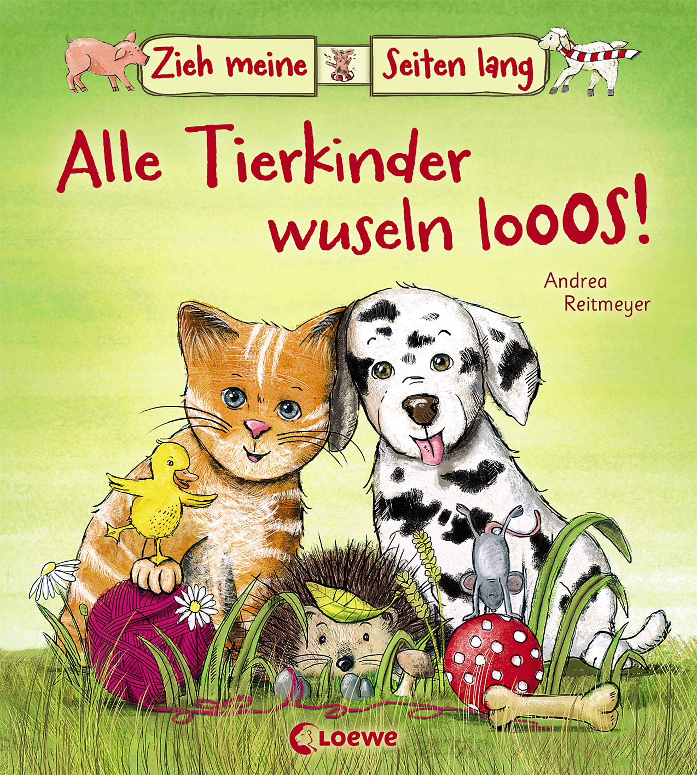 Zieh meine Seiten lang - Alle Tierkinder wuseln los!: Pappbilderbuch zum Mitmachen und Entdecken für Kinder ab 2 Jahre Non-fiction