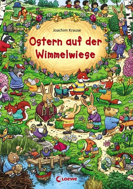 Ostern auf der Wimmelwiese: Wimmelbuch ab 2 Jahre (Wimmelbilderbücher) Books