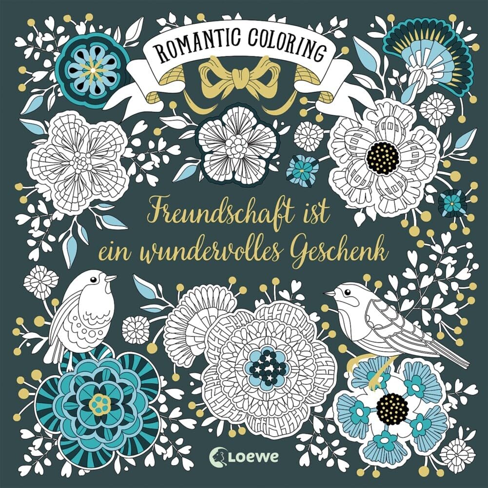 Romantic Coloring: Freundschaft ist ein wundervolles Geschenk Film, Art & Culture