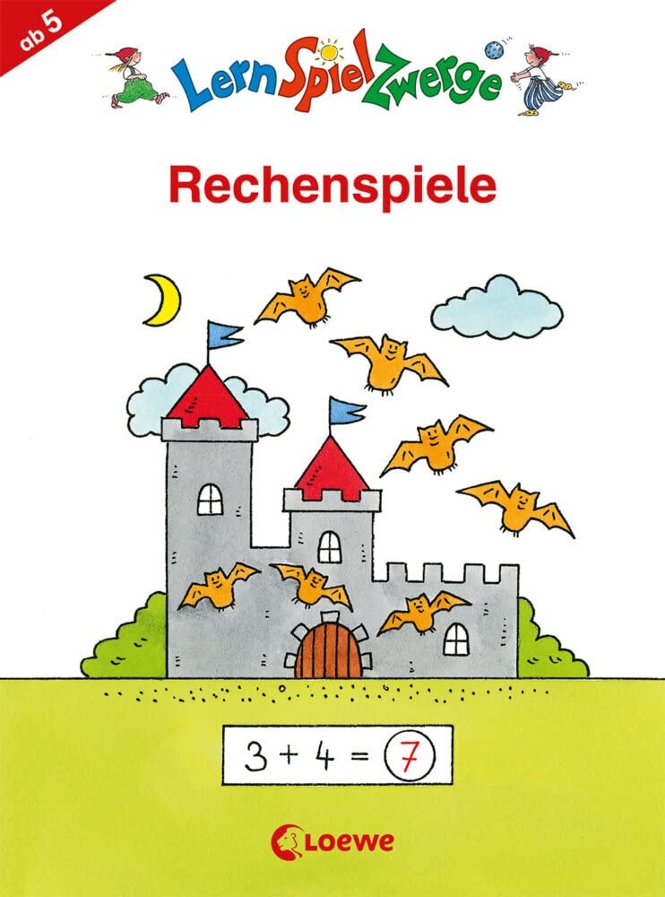 LernSpielZwerge - Rechenspiele: Matheübungen für die Vorschule für Kinder ab 5 Jahre (LernSpielZwerge - Mal- und Rätselblocks) Non-fiction