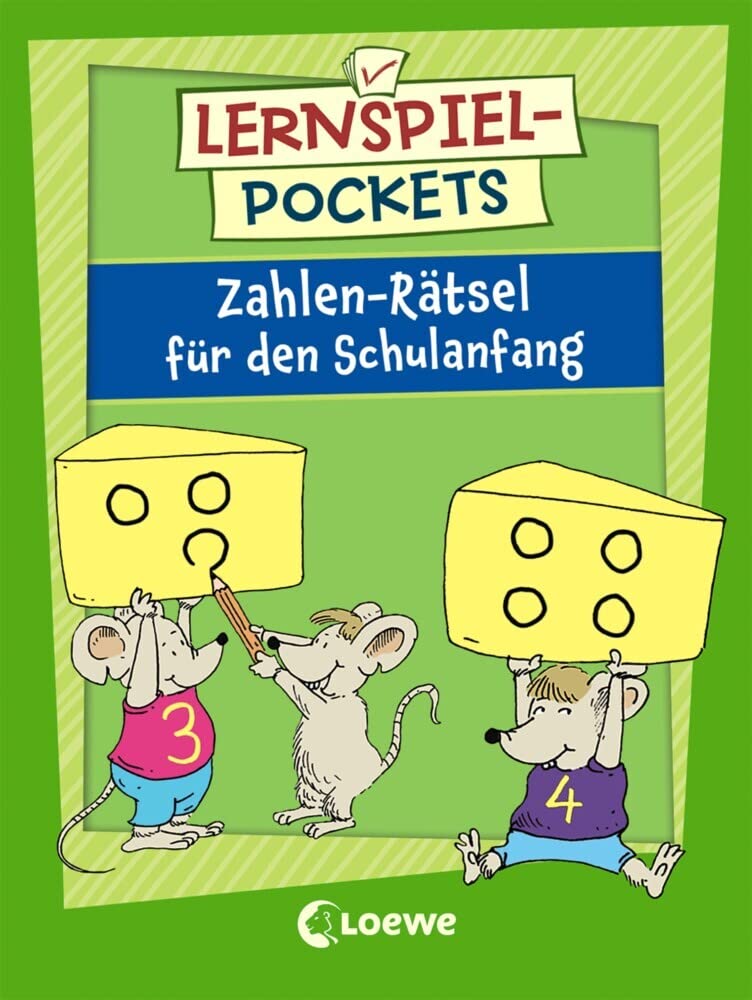 Lernspiel-Pockets - Zahlen-Rätsel für den Schulanfang: Rätselblock zum ersten Kennenlernen der Zahlen - für Kinder ab 5 Jahre Leisure, Home & Garden