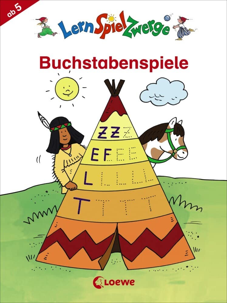 LernSpielZwerge - Buchstabenspiele: Erste Übungen zum Alphabet für Kinder ab 4 Jahre (LernSpielZwerge - Mal- und Rätselblocks) Social Sciences