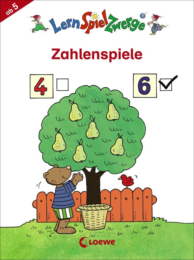 LernSpielZwerge - Zahlenspiele: Matheübungen für die Vorschule für Kinder ab 5 Jahre (LernSpielZwerge - Mal- und Rätselblocks) Leisure & Fun